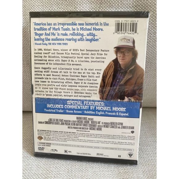 Roger & Me DVD Movie, 1989 Michael Moore A Rebel & his mike New - Picture 2 of 2
